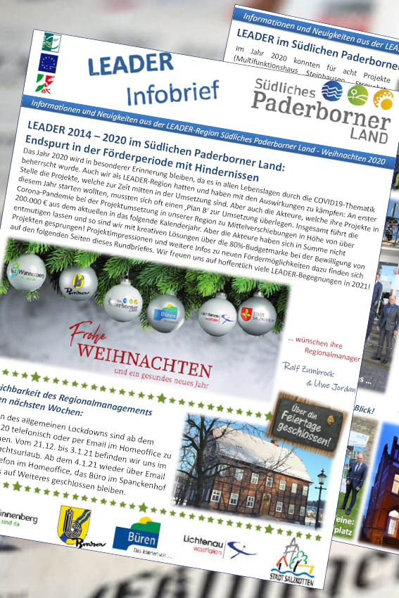 Weihanchten 2020 LEADER-Infobrief